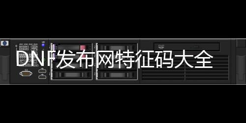 DNF发布网特征码大全